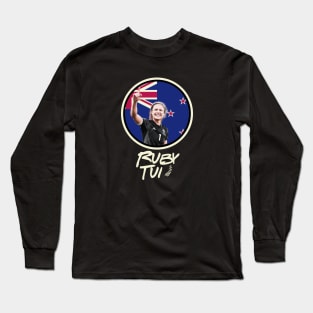 Ruby Tui, New Zealand rugby icon Long Sleeve T-Shirt